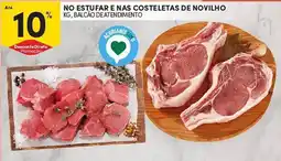 Continente No estufar e nas costeletas de novilho promoção