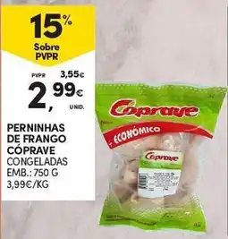Continente Perninhas de frango cóprave promoção