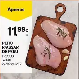 Continente Peito p/assar de peru fresco promoção