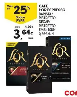 Continente Café l'or espresso promoção