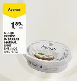 Continente Matinal cremoso light promoção