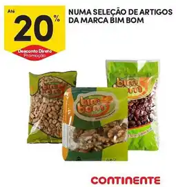 Continente Numa seleção de artigos % da marca bim bom promoção