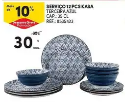 Continente serviço 12 pcs kasa promoção