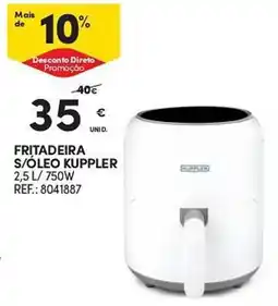 Continente Fritadeira s/óleo kuppler promoção