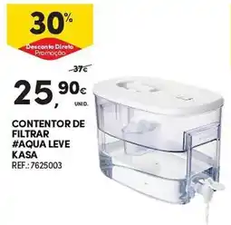 Continente contentor de filtrar #aqua leve kasa promoção