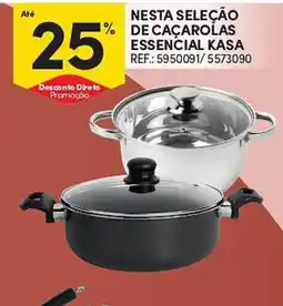 Continente Nesta seleção de caçarolas essencial kasa promoção