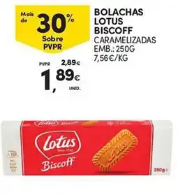 Continente Bolachas lotus biscoff caramelizadas promoção