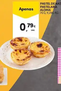 Continente Pastel de nata aloma promoção