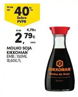 Continente molho soja kikkoman promoção