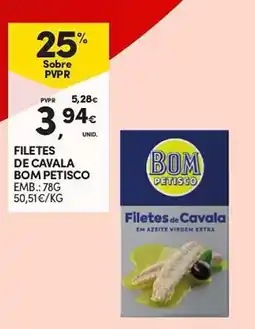 Continente filetes de cavala bom petisco promoção