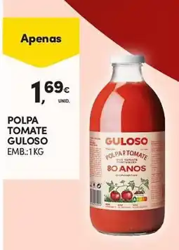 Continente Polpa tomate guloso promoção