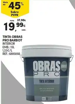Continente tinta obras pro barbot interior promoção