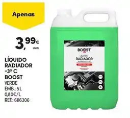Continente Líquido radiador verde boost promoção