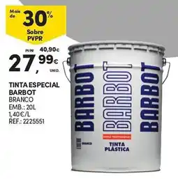 Continente tinta especial barbot branco promoção