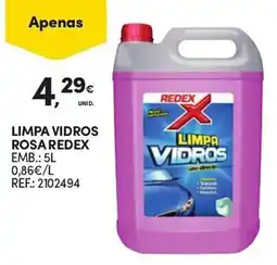 Continente limpa vidros rosa redex promoção