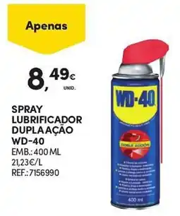 Continente spray lubrificador dupla ação wd-40 promoção