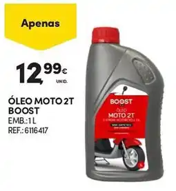 Continente óleo moto 2t boost promoção