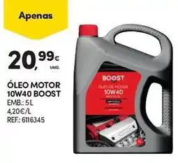 Continente óleo motor 10w40 boost promoção