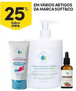 Continente Em vários artigos da marca soft&co promoção