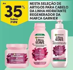 Continente Garnier Ultra Suave Shampoo Hidratante Regenerador promoção
