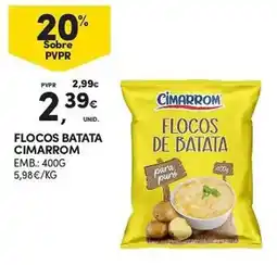 Continente Flocos batata cimarrom promoção