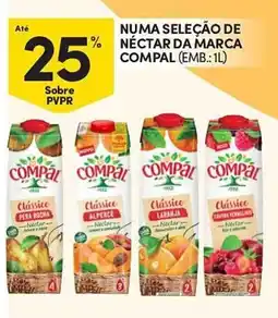 Continente Nectar da marca compal promoção