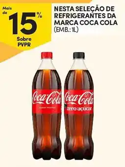 Continente Nesta seleção de refrigerantes da marca coca cola promoção