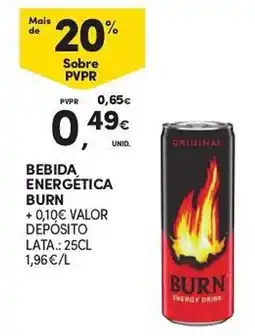 Continente Bebida energética burn promoção