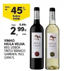 Continente vinho mula velha promoção