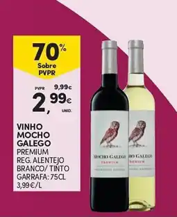 Continente vinho mocho galego premium promoção