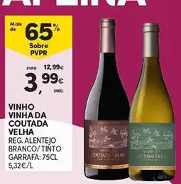 Continente vinho vinha da coutada velha promoção
