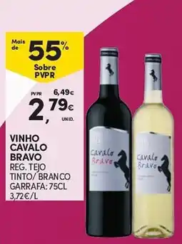 Continente Vinho cavalo bravo promoção