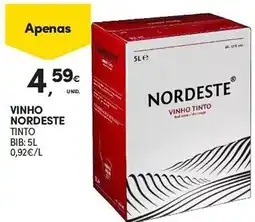 Continente vinho nordeste tinto promoção