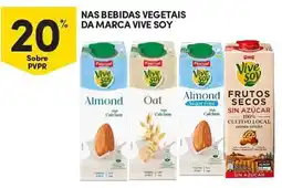Continente Nas bebidas vegetais da marca vive soy promoção