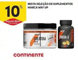 Continente Nesta seleção de suplementos marca way up promoção