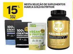 Continente Nesta seleção de suplementos marca gold nutrition promoção
