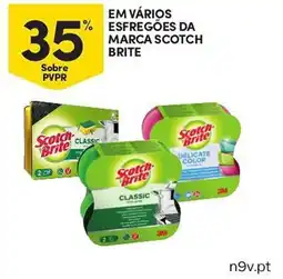 Continente Em vários 1% esfregões da marca scotch brite promoção