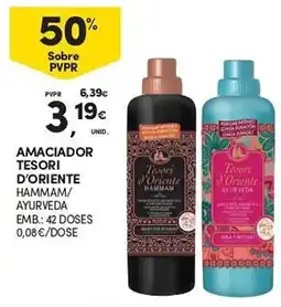 Continente amaciador tesorid'orientehammam/ayurveda promoção