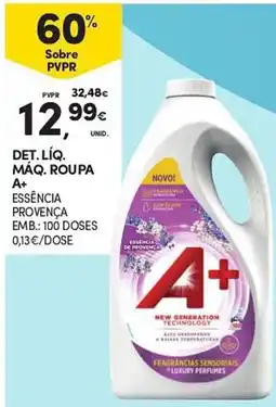 Continente Det. líq. máq. roupa a+ essência provença promoção