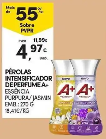 Continente Pérolas intensificador de perfume a+ essência púrpura/jasmin promoção