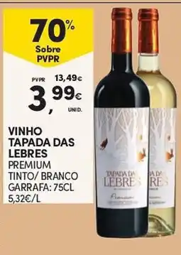 Continente vinho tapada das lebres premium promoção