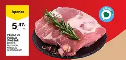 Continente Perna de porco promoção