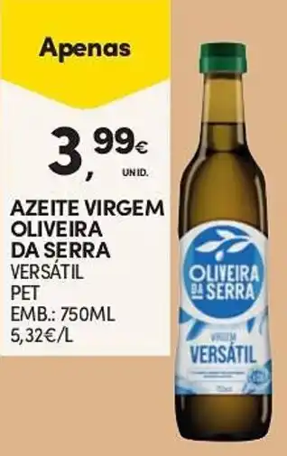 Continente Azeite virgem oliveira da serra promoção