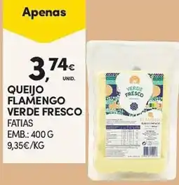 Continente Queijo flamengo verde fresco promoção