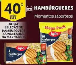 Continente hambúrgueres iglo promoção