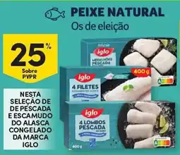 Continente Nesta seleção de de pescada e escamudo do alasca congelado da marca iglo promoção