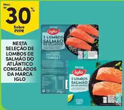 Continente lombos de salmão do atlântico congelados da marca iglo promoção