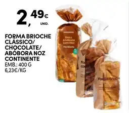 Lidl Forma Brioche Clássico / Chocolate / Abóbora Noz Continente promoção
