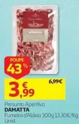 Auchan Presunto Aperitivo Damatta promoção