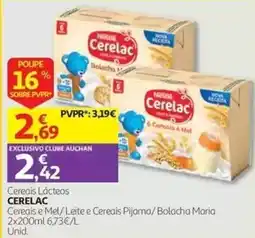 Auchan Cereais Lácteos CERELAC promoção